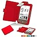 Produktbild Forefront Cases® Tolino Page Shell Hülle Schutzhülle Tasche Bumper Folio Smart Case Cover Stand mit LED Licht - Leicht mit Rundum-Geräteschutz (Rot)