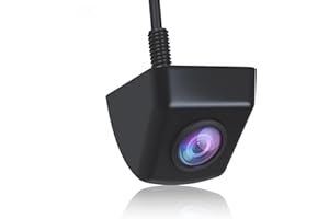 QINGCMING Caméra de Recul Voiture 180° à Vision Grand Angle, 6 Modes, Image HD 1080P, Étanchéité IP69K, Design Discret OEM pour Voiture, SUV, Pick-up et Camping-Car, Facile à Installer