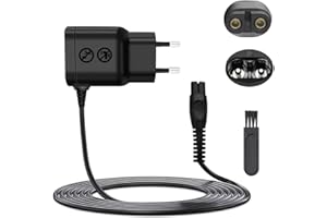 AZLANWAY Caricabatterie da 5 V per rasoio Philips One Blade 360 QP2824 QP2834 QP2734 QP2724 QP2720 QP4631 MG7950 MG7930 MG9525 MG5950 MG5910, adattatore USB compatibile con Philips Norelco