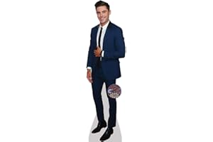 CELEBRITY CUTOUTS Zac Efron (Blue Suit) Mini Size Cutout