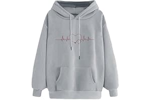 riou Hoodies Mujer Deportivos Otoño Invierno Jersey Suéteres Manga Larga Tops Sudaderas con Capucha Casuales Ropa Tops Blusa Moda Originales