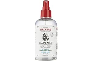 THAYER'S Thayers Lozione Nebbia Viso Delicata Amamelide Senza Profumo con Aloe Vera Biologica - luminosità restringe pori - alcool-free - vegan - 98% ingredienti naturali - testato dermatologicamente