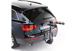 Mottez Porte-vélos rabattable 3 vélos Noir