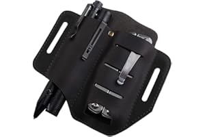 VIPERADE - Fourreau en Cuir pour Outil EDC, Poche Ceinture， pour Ranger Lampes De Poche, Couteaux Utilitaires Leatherman, Pinces, Stylos Et Plus Encore