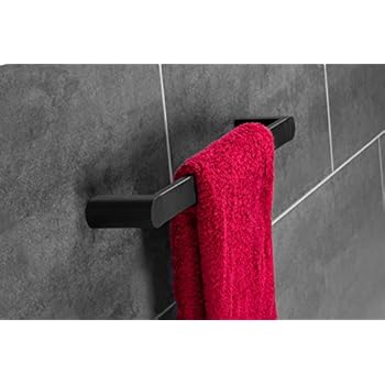 Handtuchhalter schwarz metall
