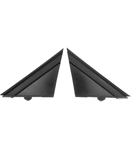 2 Copribandiera Specchietti Laterali Per Fiat 500 2012-2017 | In ABS, Colore Nero, Sostituiscono 1SH17KX7AA – Decorazione Auto