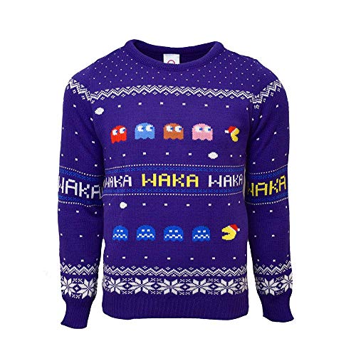 Pacman - Waka Waka Unisex Christmas Jumper Large