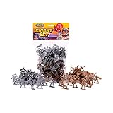 plastik spielfiguren herstellen  JOHNTOY Ritter in Beutel 60-teilig Spielfigur, mehrfarbig