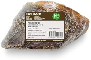 Irish Pure Filled Hoof de Vacuno para Perros | Hueso de Carne Gigante | Vitaminas | Premium | Sin Cereales | Sensitive | Huesos de Perro de Irlanda