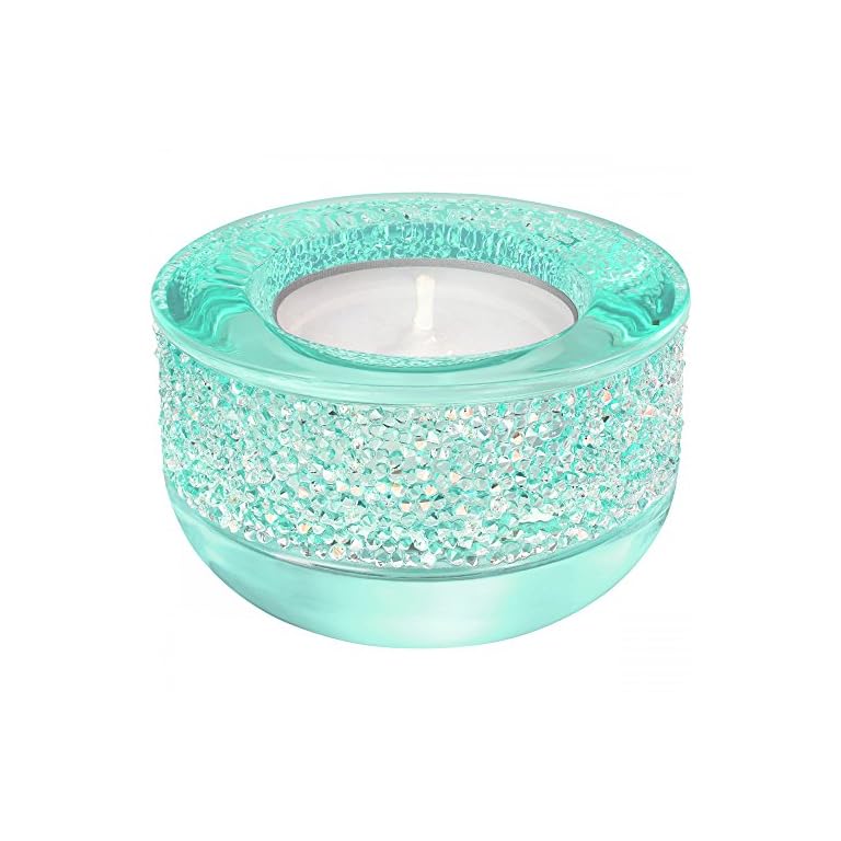Swarovski Shimer Candle Holder Light Blue