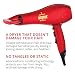 Lee Stafford Blow Dry Faster & Nourish 2200W AC Ionic Hair Dryer - Salon Quality - Moroccan Oil Infused For Silky Smooth Hair - Extra Long 3m Cord - 60 Day Money Back Guarantee