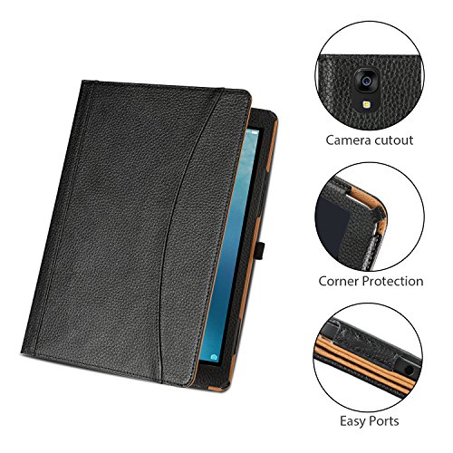 SPARIN Neu Apple ipad pro10.5 Hülle,Ultra Slim Leder Tasche Hülle Etui Schutzhülle Für ipad pro10.5 Case Cover Holder(Schwarz, Ultra Dünn) - 7