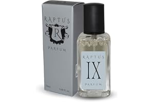 RAPTUS IX Parfum 20 ml – Profumo Unisex Agrumato e Legnoso – Scatola Silver – Formato Pocket 20 ml