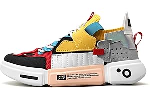 BINQER Modische mehrfarbige Sportschuhe for Herren for Basketball, Laufen, Freizeitkleidung