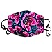 Produktbild Masken, Masken für Erwachsene, Face Mask Reusable, Warm Windproof Mouth Mask, Manuka Floral Dark Reusable Anti Dust Face Mouth Cover Mask Protective Breath Healthy Safety