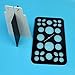 LHWY Acrylic Makeup Brush Drying Rack Holder (Black)