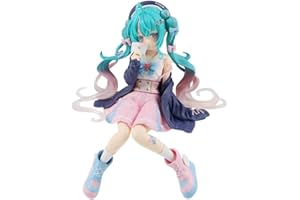 Skynomad Hatsune Miku Character Figurine - Sexy Anime Character PVC Collectible Model Gift Car Decoration Desktop Birthday Present for Hatsune Anime Fans (Cy-12 Blue)