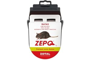 PIUMER ZOTAL Laboratorios - Trampa para Ratas con Cebo Incluido ZEPO ZOTAL