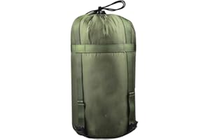 Snner Compression Sac de Couchage Sac léger Sacs de Stockage Sac de Stockage pour Camping Randonnée Randonnée Randonnée Activités de Plein air Armée Vert