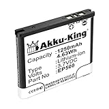 Technische Daten: Kapazität: 1250 mAh / 4.63 Wh | Spannung: 3.7 V | Typ: Li-Ion | Maße: ca. 45 x 42 x 6 mm | Farbe: - | Gewicht: ca. 25 g