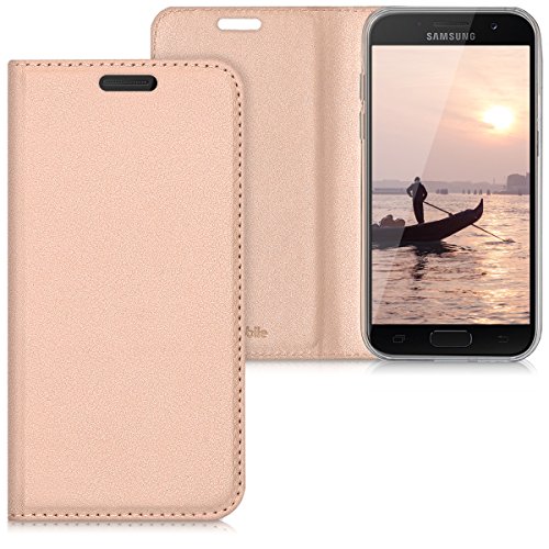 kwmobile Funda para Samsung Galaxy A3 2017 - Carcasa para m vil de Cuero sint tico - Case Plegable en Oro Rosa reviews kwmobile Funda para Samsung Galaxy A3 2017 - Carcasa para m vil de Cuero sint tico - Case Plegable en Oro Rosa