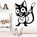 Produktbild Nette Katze Wohnkultur Wandaufkleber Für Baby Kinderzimmer Dekor Haus Dekoration Party Decor Tapete Wandaufkleber 58X72CM
