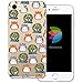 Produktbild dessana Comic Tier Pattern transparente Schutzhülle Handy Case Cover Tasche für Apple iPhone 7 Hamster Laufrad