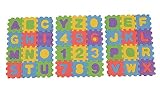 ODN Puzzlematte 36 Matten Puzzleteppich kreativ Kinder Spielmatte Spielteppich Schaumstoffmatte rutschfest Lernteppich schadstofffrei Spielfläche Lerneffekt ABC Puzzle Moosgummi - 2