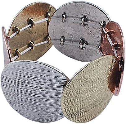 sticks jewelry Vingage Charm Bracelet Zinc Alloy Plating Round Alloy Mixing Stretch Bracelet