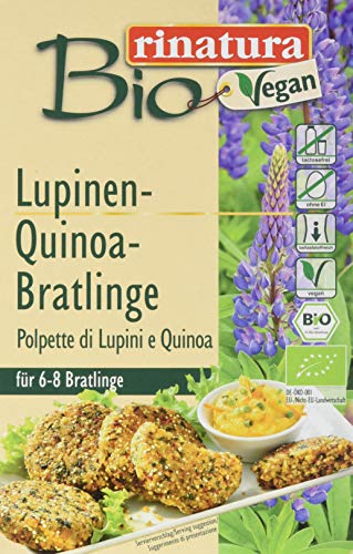 Preisvergleich Produktbild Bio rinatura Lupinen-Quinoa-Bratlinge, 12er Pack (12 x 150 g)