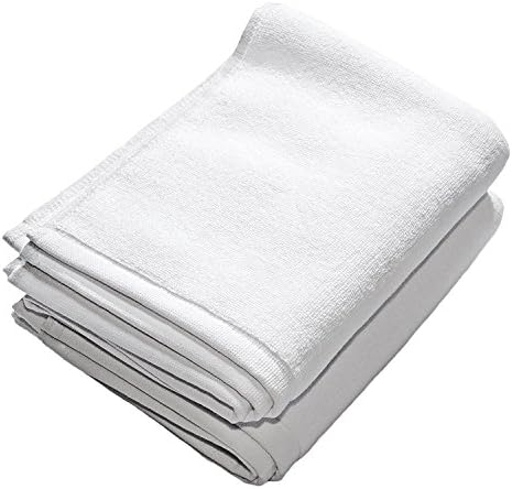Over the Floor 2 Piece Extra Thick Cotton Bathroom Mat, Luxury Hotel and Spa Quality, White