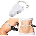 VIVNITS Body Measuring Tape with Lock Pin and Retractable Push Button 150 CM Tailor Measuring Tape inch Tape for Measurement for Body Fat Measurement and Weight Loss Sewing Tape Tailor Tape