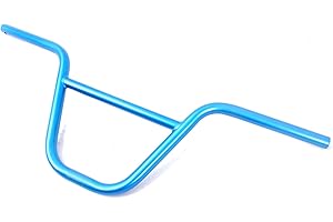 KHEBIKES KHE Guidon BMX 9" Bleu zone de serrage moletée seulement 812 g Largeur 720 mm