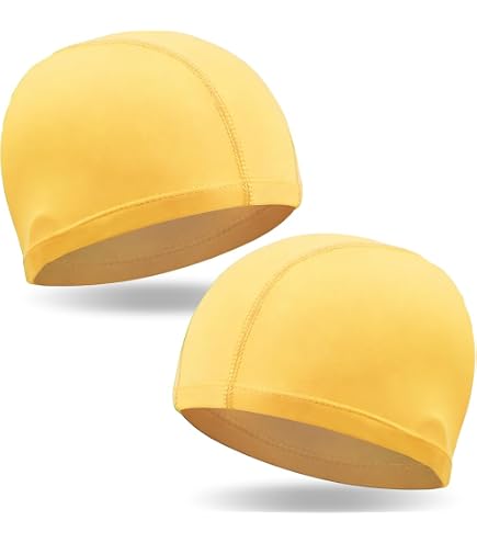 TRKETK 3 Elastische Badmutsen – Zwart, Marine En Saffier, Unisex, Voor Lang En Kort Haar