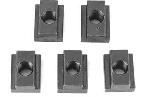 Heaveant T-Nut-Muttern, M8/10-Gewinde, T-Gleitmuttern Hammer Mutter Block Vierkantmuttern, passen in T-Nuten in Werkzeugmaschinentabellen (M8)