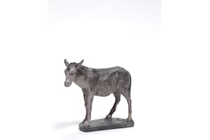 Triciclo Editores Burro | Animales para el Belén 2 |Figuras de Belén |Serie 11cm| Diseñadas por José Luis Mayo |Decoración Navideña |Nacimiento |Patos| Ternero| Cerdo