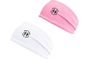 Hypefit Diademas Deportivas Extensible Unisex, Bandas de Pelo Entrenamiento, Turbante Deportivo, Apta para Running, Fitness, Yoga, Crossfit, Ciclismo