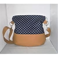 Beuteltasche Kleine Anker, Baumwolle Kunstleder