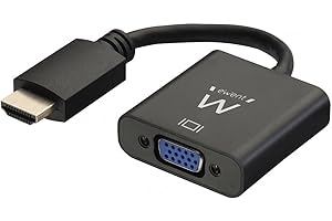 ADAPTADOR HDMI MACHO A VGA HEMBRA EWENT 0.15M