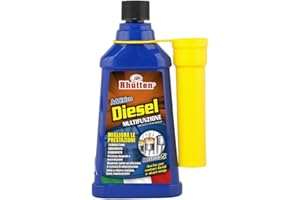 RHÜTTEN Rhutten, Additivo Diesel Multifunzione, Monodose Superconcentrata, Trattamento Con Cetano, Migliora le Prestazioni, Riduce Consumi, 150ml