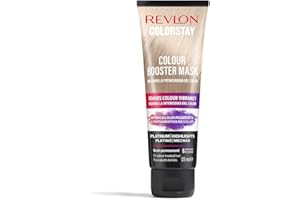 REVLON ColorStay Booster Mask, Mascarilla Potenciadora del Color, Coloración Temporal que Aporta Hidratación, Brillo y Neutraliza Reflejos, Hasta 6 Usos, Tono Platino/Mechas 125 ml