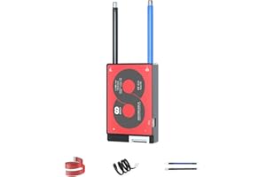 DALY 3S-24S BMS da 15A a 200A Scheda di protezione con filo di bilanciamento e sensore di temperatura per batterie al litio (Li-ion 10S 36V, 60A)