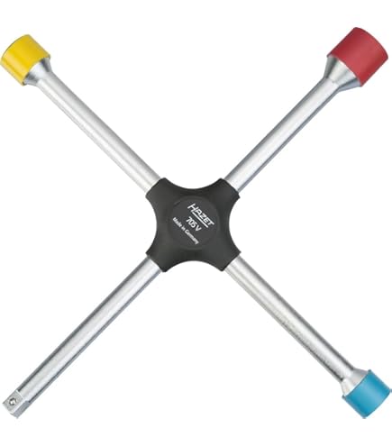 Cross Wheel Lug Wrench Wheel Tire Spanner Car Repair Tool - 17 - 19 - 21 - 23mm