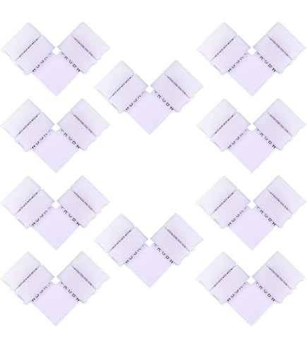 10 Stück L-Form LED Eckverbinder Für 10mm RGB 5050 Streifen - 4-polig