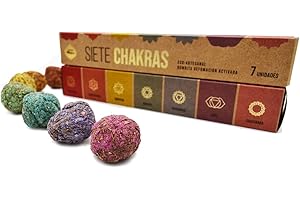 AROMASENSES Incienso Natural Ecologico Bombita Defumación Activada Sagrada Madre (7 Chakras)