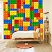 Produktbild 3D tapete Wandbilder Benutzerdefinierte Größe Wand für Wohnzimmer Lego Bricks Kinderzimmer Toy Store Vlies Dekor 350x256cm