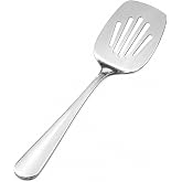 Kabakoz Paslanmaz &Ccedil;elik Spatula, Delikli Mutfak Spatulası 25 cm, Mutfak Seti, Premium Kalite Metal, Tek Par&ccedil;a Yapı