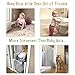 Door Buddy Baby Proof Door Lock with Adjustable Strap. No Need for Baby Gate. Child Proof Room with Litter Box while Cats Enter Easily. Installs in Seconds and is Simple & Convenient to Use. (Grey)