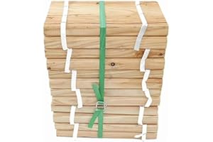 Gartenwelt Riegelsberger Rollweg Basic aus Lärche 26x250 cm Holz-Tritte für Garten Holzweg