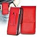 Produktbild (Red 143.2x 70,3 mm) Gehäuse für Samsung Galaxy J3 Pro 2017 Tasche Hülle (PU) Leder-Gurt-Klipp-Beutel- Tasche Hülle-Schlag-Abdeckung Holster mit Magneten Samsung Galaxy J3 Pro 2017 Tasche Hülle von i-Tronixs